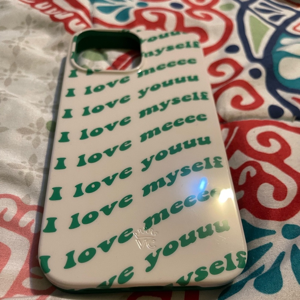 I LOVE YOU velvet Caviar case